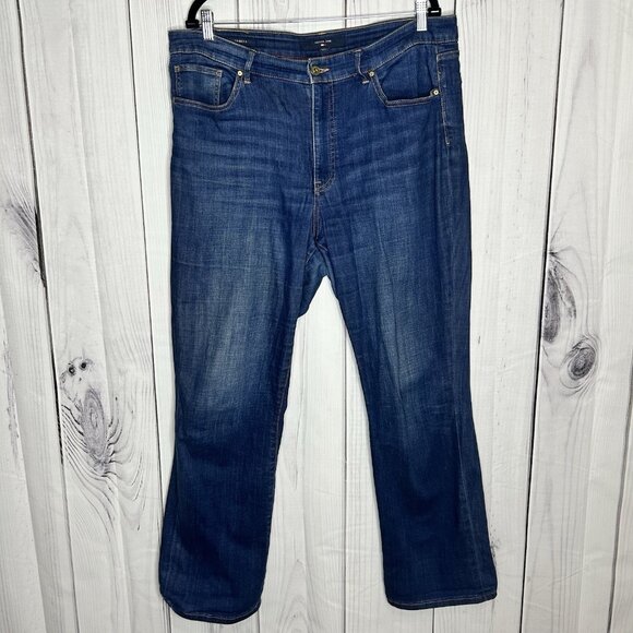 TOMMY HILFIGER Sz 16 (40 x 31) Stretch Denim Tribeca Straight Leg Jeans - Picture 1 of 11